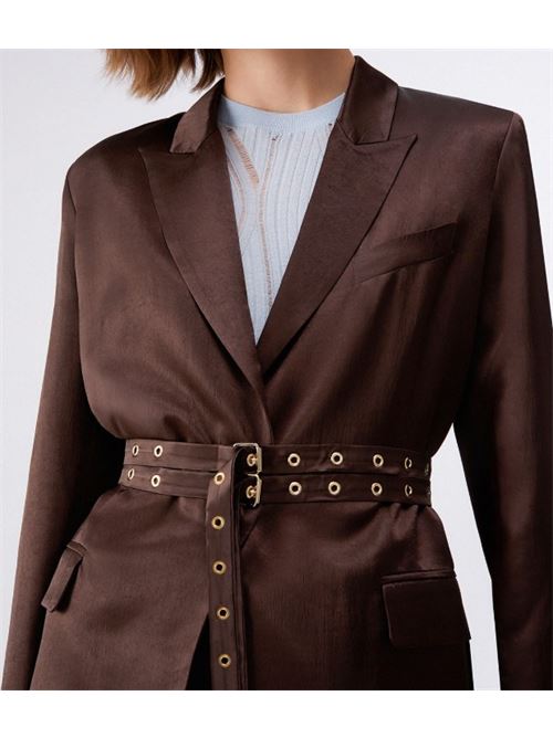 Satin blazer with belt Liu Jo | CA6146T450A.P9576